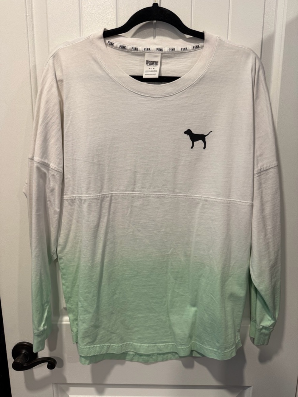 Victoria's Secret PINK White Crewneck Tee size medium